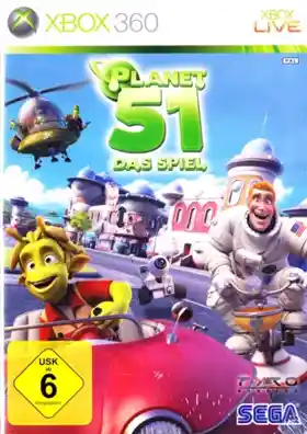 Planet 51 The Game (USA) box cover front